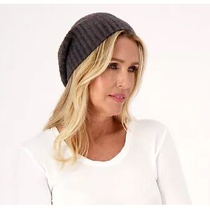 Barefoot Dreams CozyChic beanie in Olive Branch